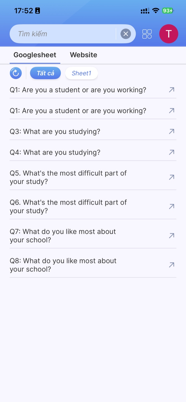 P2C Speak - Ngân hàng câu hỏi
