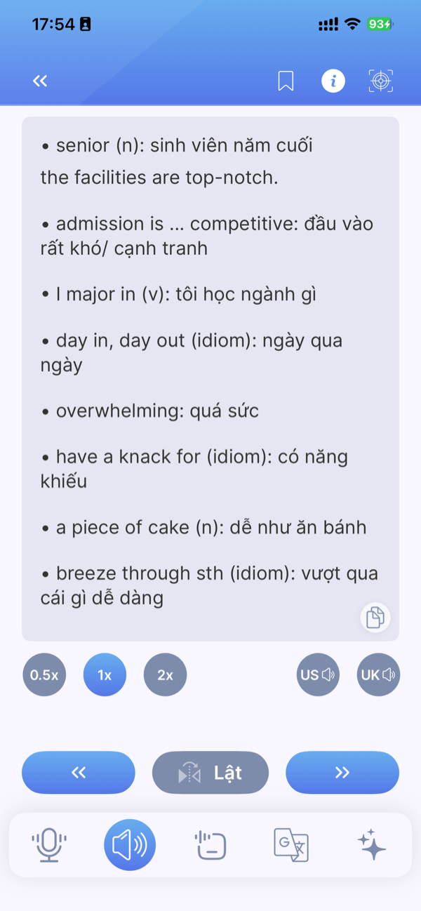 P2C Speak - Từ vựng C1/C2